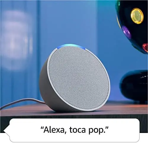         Echo Pop (Última geração) | Smart speaker compacto com som envolvente e Alexa | Cor Preta       