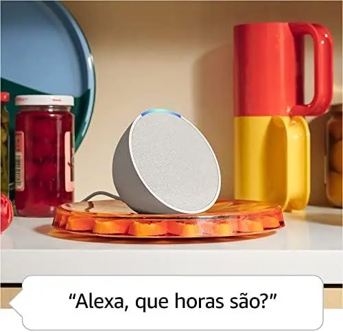         Echo Pop (Última geração) | Smart speaker compacto com som envolvente e Alexa | Cor Preta       