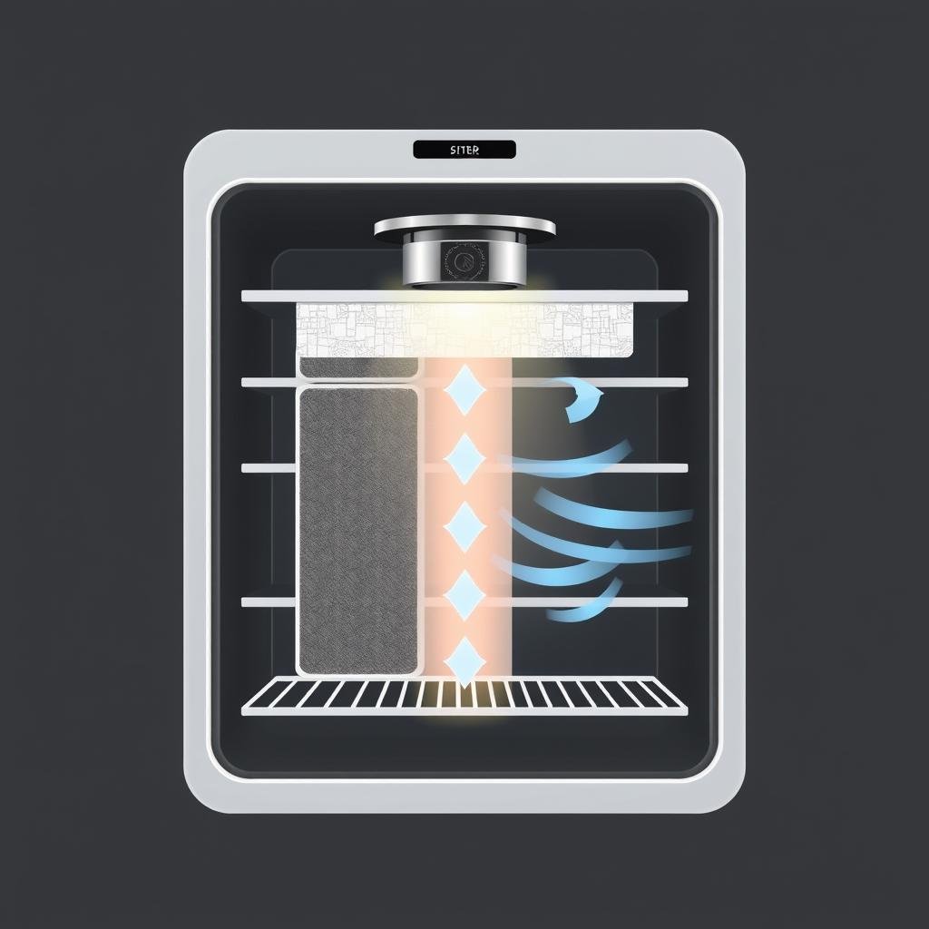 Sistema Carbon Air Filter da Geladeira Frost Free Brastemp Inverse Sistema Carbon Air Filter da Geladeira Frost Free Brastemp Inverse