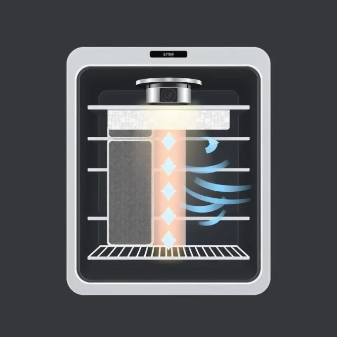 Sistema Carbon Air Filter da Geladeira Frost Free Brastemp Inverse