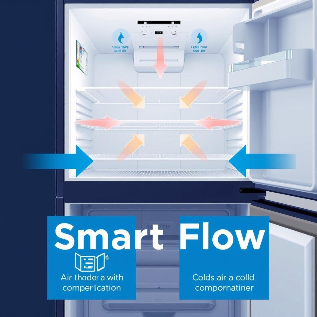 Tecnologia Smart Flow da Geladeira Frost Free Brastemp Inverse Tecnologia Smart Flow da Geladeira Frost Free Brastemp Inverse
